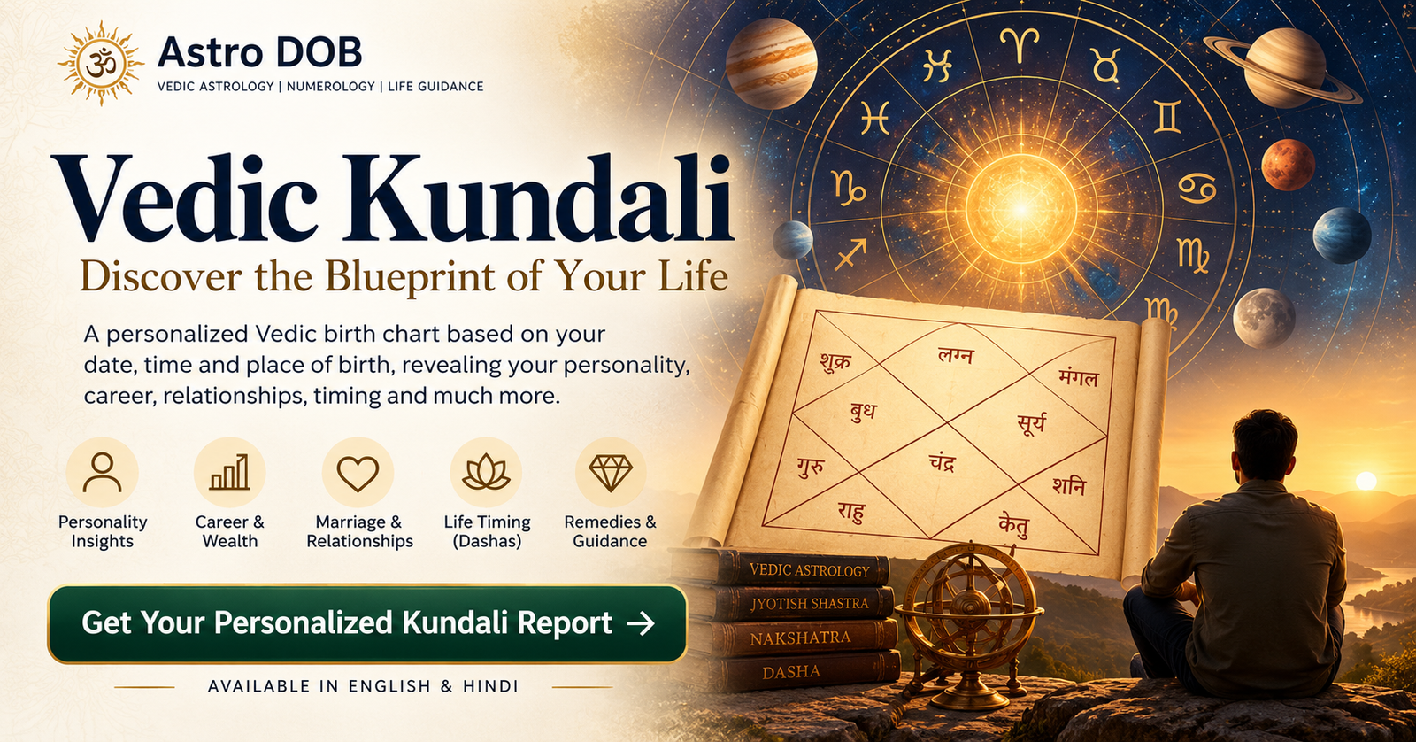 A Vedic Kundali is more than a collection of zodiac signs