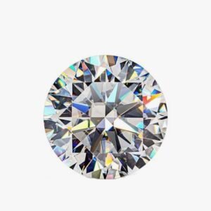 GRA Certified Moissanite Round Cut Diamond – D Color, VVS1 Clarity (Premium Lab-Grown Gemstone)