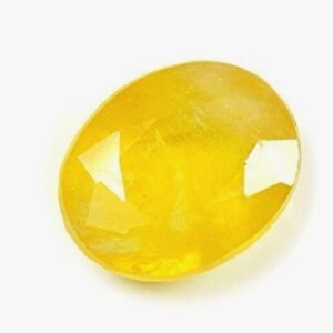 Pukhraj Stone Certified Natural Yellow Sapphire Numerology