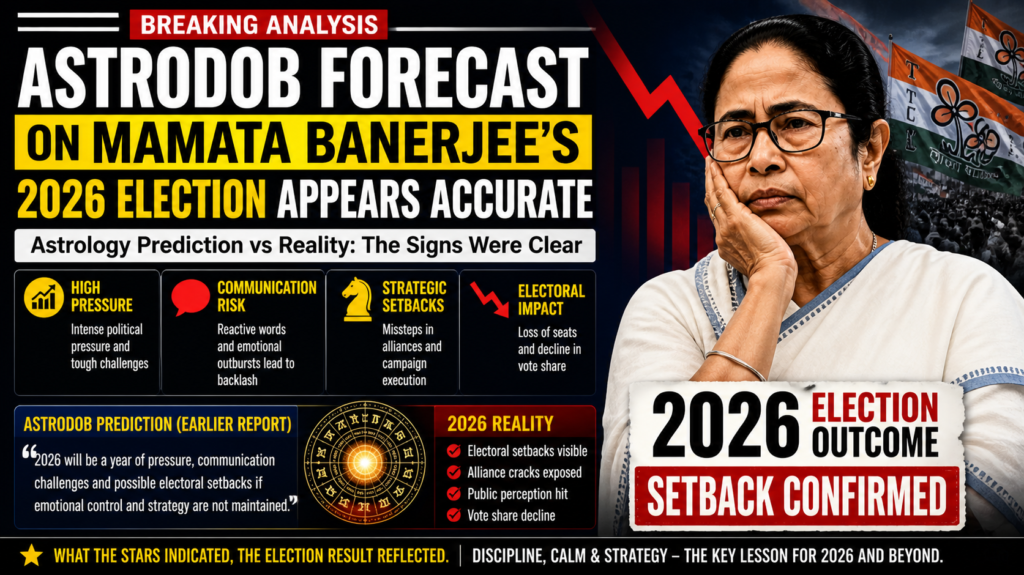 AstroDOB Forecast on Mamata Banerjee’s 2026 Election Appears Accurate